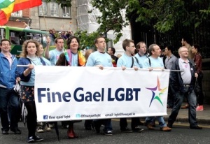 Fine Gael LGBT marching in Dublin Pride 2012